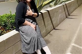 Janice Renee Makes Fun of a Small Cock Publicly