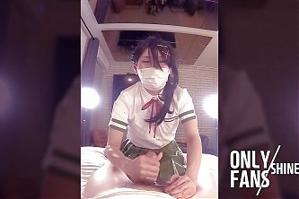 Suzume, School Uniform Ladyboy Get Fucked, Japanese Hentai Crossdresser Cosplayer 2
